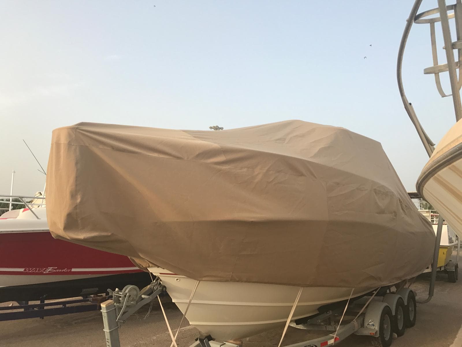 Ship Cover — on yacht